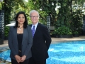 Dr Anita Krishnan with Dr Howard Levine